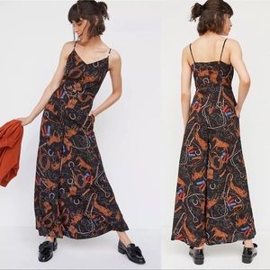 NWT Anthropologie Caballos Rodeo Wide Leg Jumpsuit